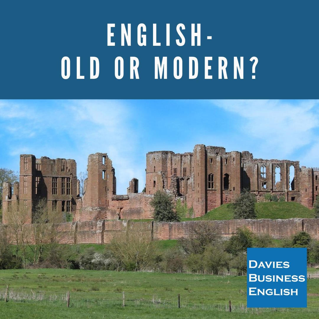 English - old or modern?