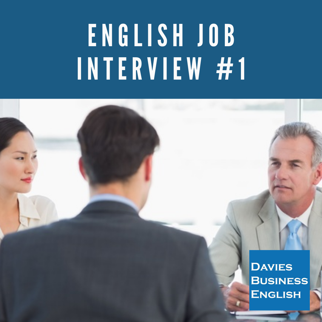 English job interview #1
